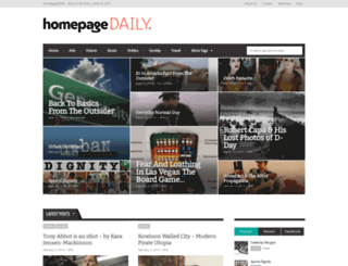 homepagedaily.com screenshot