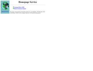 homepages.newnet.co.uk screenshot