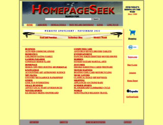 homepageseek.com screenshot
