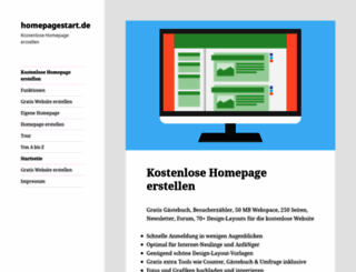 homepagestart.de screenshot