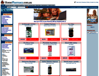 homepharmacy.com.au screenshot