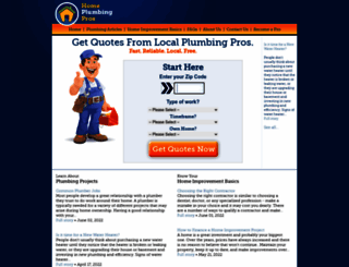 homeplumbingpros.com screenshot