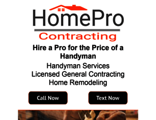 homeprocontracting.com screenshot