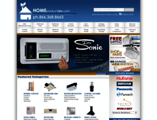 homeproductsinc.americommerce.com screenshot