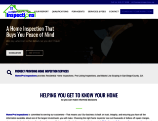 homeproinspections.org screenshot