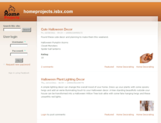 homeprojects.isbx.com screenshot