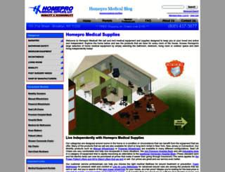 homepromedical.com screenshot