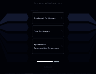 homeremedieslook.com screenshot