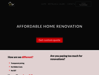 homerenovation.com.sg screenshot