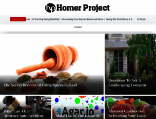 homerproject.org screenshot