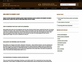 homerscoat.com screenshot