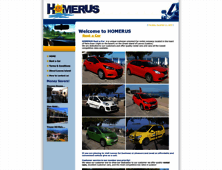 homerus-rentals.com screenshot