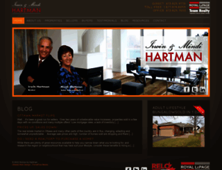 homesbyhartman.com screenshot