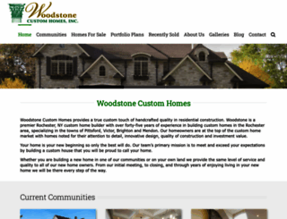 homesbywoodstone.com screenshot