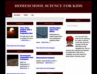 homeschool.scienceprojectideasforkids.com screenshot
