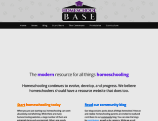 homeschoolbase.com screenshot