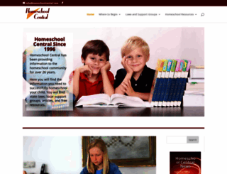 homeschoolcentral.com screenshot