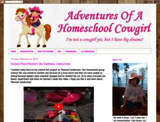 homeschoolcowgirladventures.blogspot.com screenshot