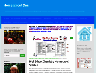 homeschoolden.com screenshot
