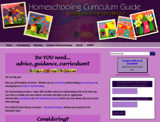 homeschooling-curriculum-guide.com screenshot