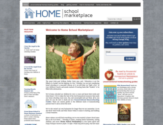 homeschoolmarketplace.com screenshot