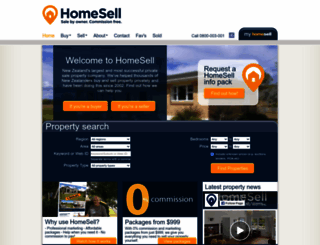 homesell.co.nz screenshot