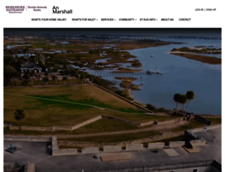 homesforsalestaugustine.com screenshot
