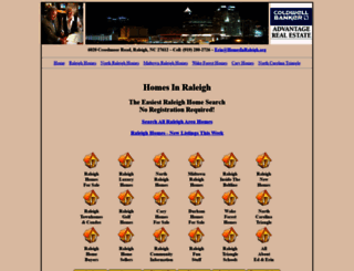 homesinraleigh.org screenshot