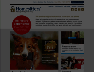 homesitters.co.uk screenshot