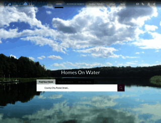homesonwater.com screenshot