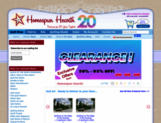 homespunhearth.com screenshot