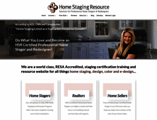 homestagingresources.com screenshot