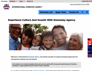 homestayagency.com screenshot