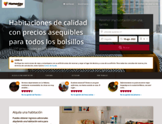 homestaybooking.es screenshot