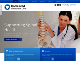 homesteadchiropracticclinic.com screenshot