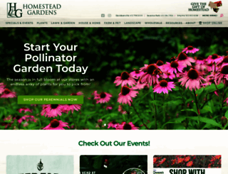 homesteadgardens.com screenshot