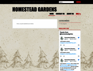 homesteadgardens.wordpress.com screenshot