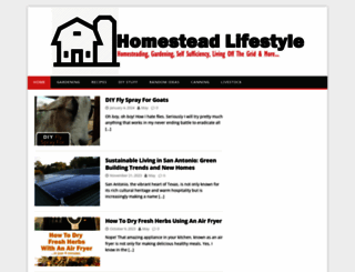 homesteadlifestyle.com screenshot