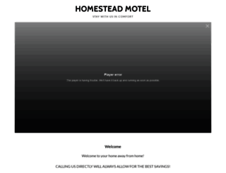 homesteadmotel.net screenshot