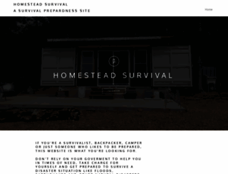 homesteadsurvival.com screenshot