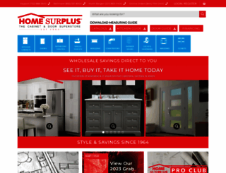 homesurplus.com screenshot