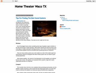hometheaterwacotx.blogspot.com screenshot