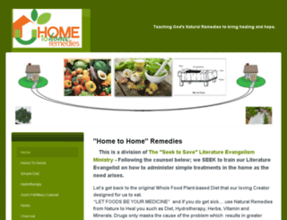 hometohomeremedies.com screenshot