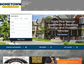 hometown-automotive.com screenshot