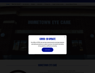 hometowneyecare.com screenshot