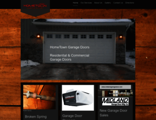 hometowngaragedoorsmn.net screenshot