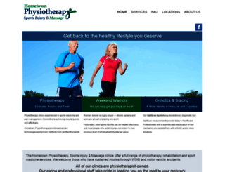 hometownphysiotherapy.com screenshot