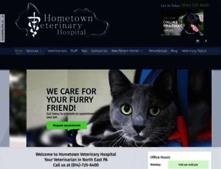 hometownveterinaryhospital.com screenshot