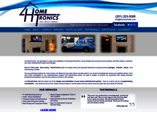hometronicsllc.com screenshot