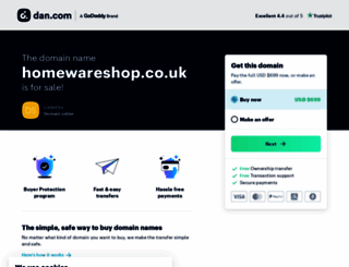 homewareshop.co.uk screenshot